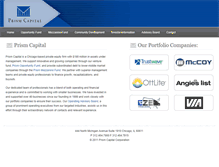 Tablet Screenshot of prismfund.com